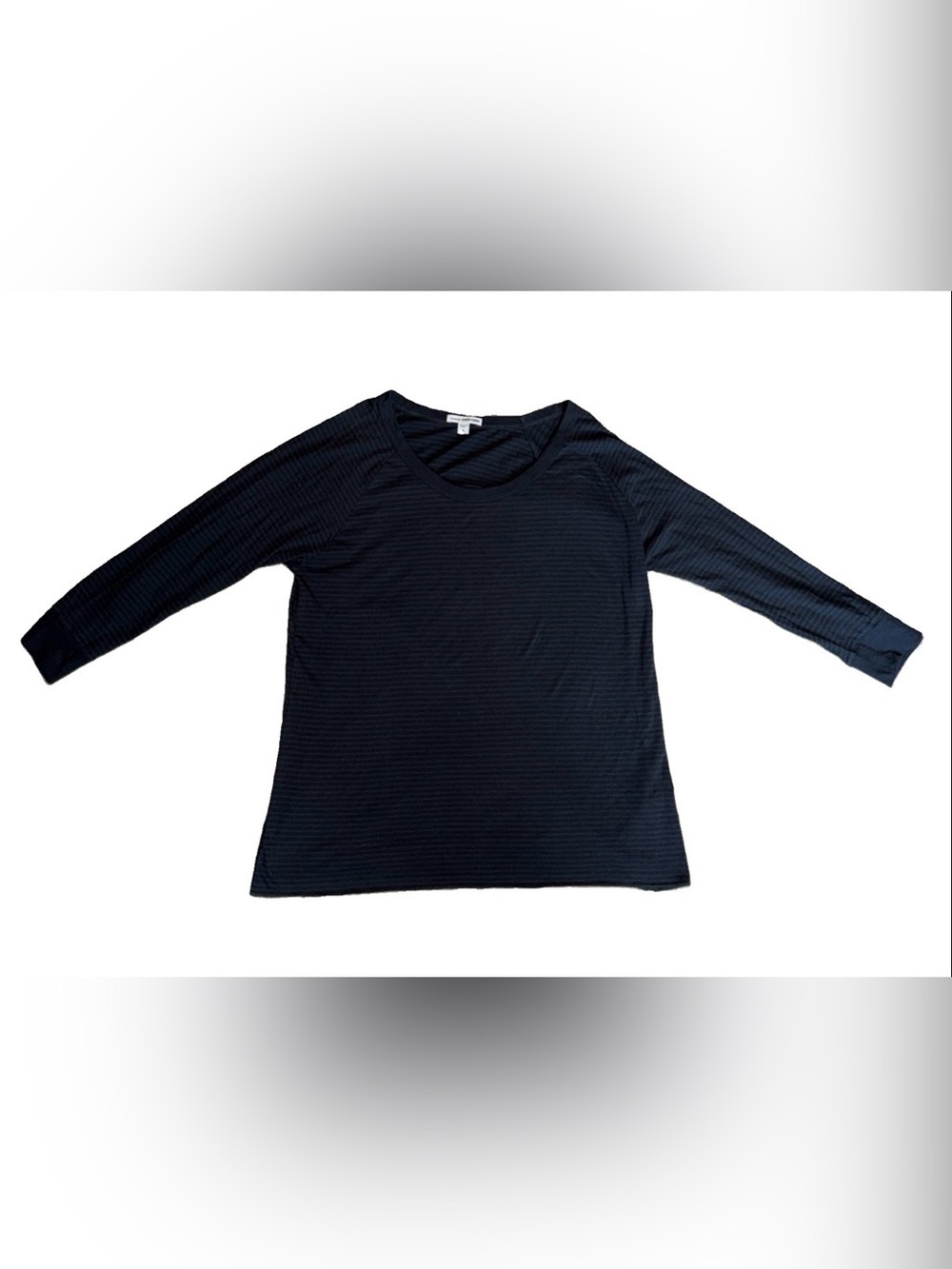 James Perse grey long sleeve top size 4 cotton